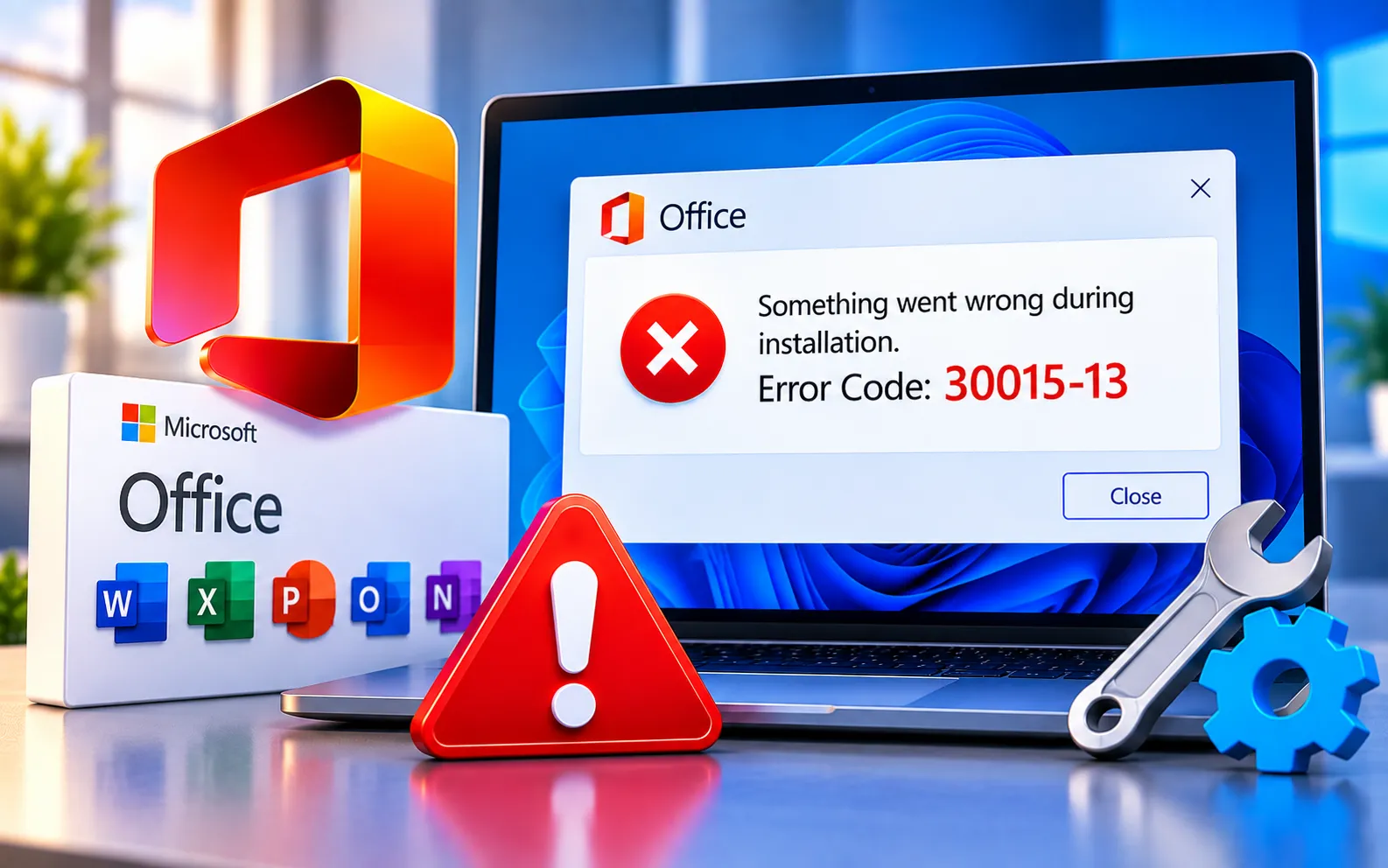 Microsoft Office Installation Error Code 30015-13 fix